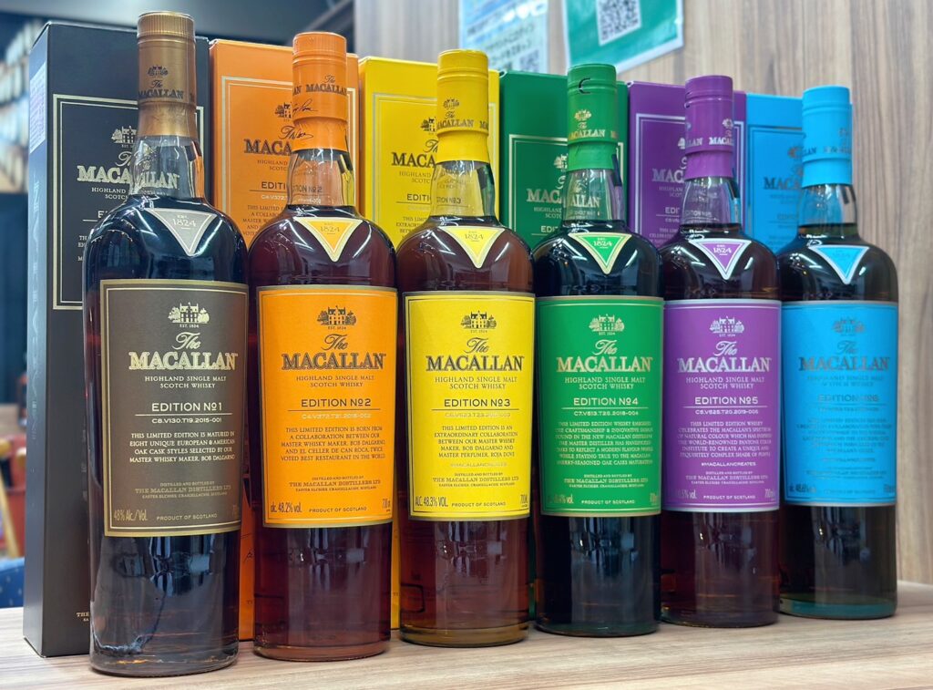 買取実績 マッカラン エディション No.1-No.6 6本セット 700ml | お酒  